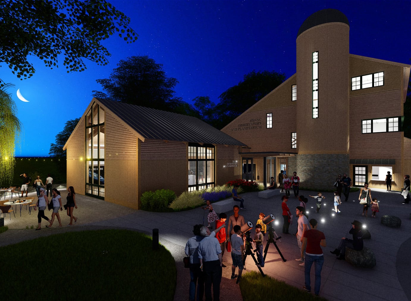 Planetarium Observatory At Evening24
