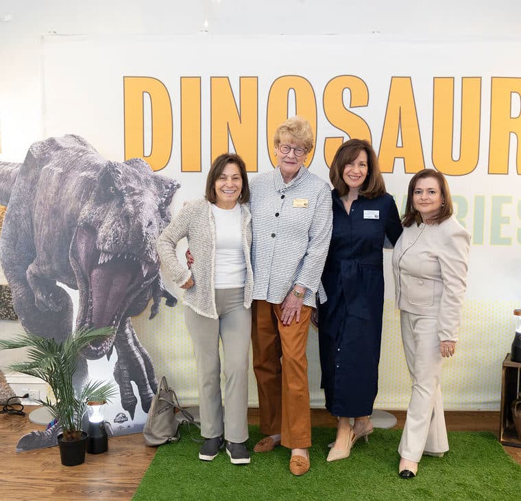 Sandra Cordiano, SM&NC Collections Committee Member; Melissa H. Mulrooney, SM&NC Chief Executive Officer; Roanne Wilcox, SM&NC Curator of Collections & Exhibitions; and Lynn Villency Cohen, SM&NC Collections Committee Chair.