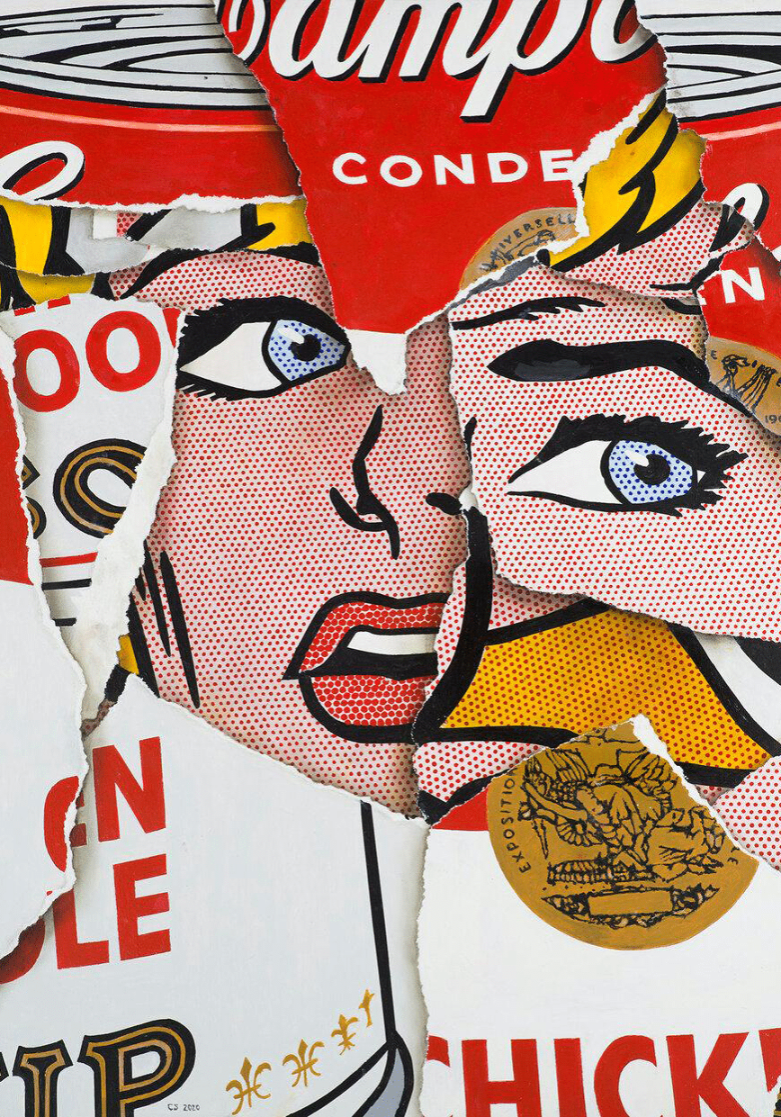 <b>Cesar Santander</b><br><i>Soup Can Girl Two</i>, 2020